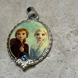 Disney Frozen silver plated brass pendant
